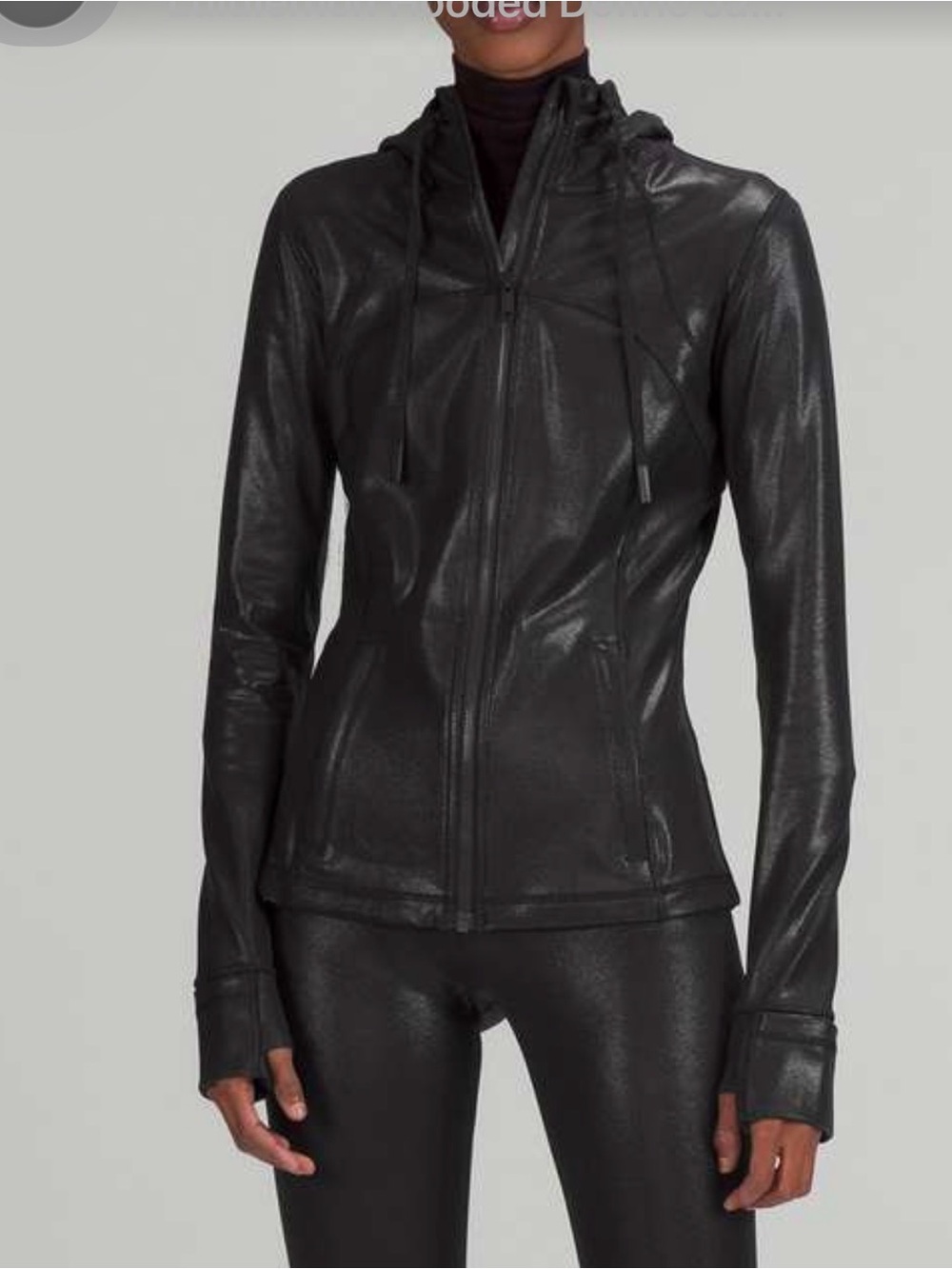 Lululemon Hooded Define Jacket Shine Special Edition | 12 | Radiate Foil Black